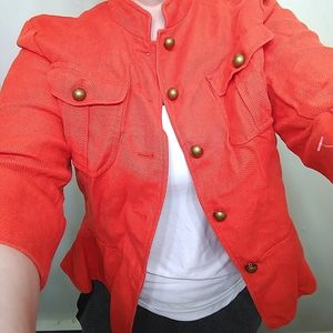 🔥 Vintage Ralph Lauren blazer ♥️🧡 beautiful red orange color